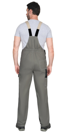 Полукомбинезон "Каспий" : оливковый с черным и песочным СОП. тк.Rodos (ЧЗ)