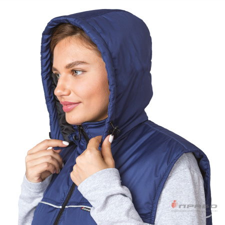 Жилет универсальный утеплённый "Кама" тёмно-синий ПРАБО (ЧЗ)