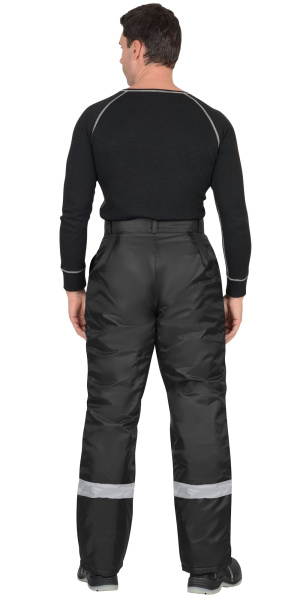 Брюки "РОСТ" черные с СОП 50 мм тк. Оксфорд (ЧЗ)