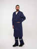 Халат рабочий мужской №204 тёмно-синий
