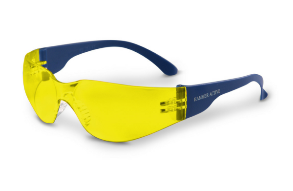Очки защитные открытые О15 HAMMER ACTIVE CONTRAST Strong Glass (2-1,2 PC) арт. 11557-5