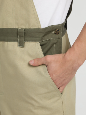 Полукомбинезон Челси CH (тк.Канвас,270), хаки/бежевый