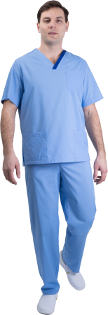 Костюм ХИРУРГ МЕДИКАЛ голубой (ЧЗ)