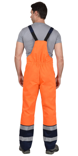 Костюм "ТЕРМИНАЛ-3" куртка, п/к оранжевый с темно-синим (ЧЗ)