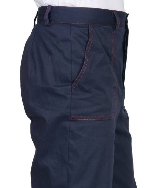 Костюм "Импульс": куртка, брюки синий с красным кантом