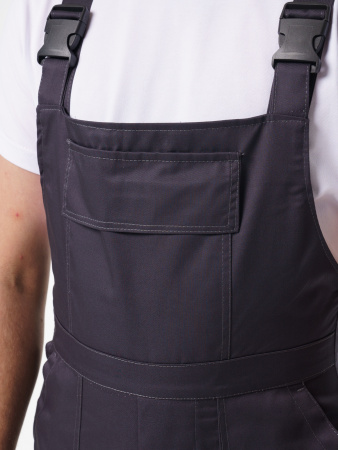 Полукомбинезон рабочий мужской №112 тёмно-серый СОП