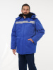 Куртка мужская зимняя Кур710 ткань смесовая, цвет васильковый СОП