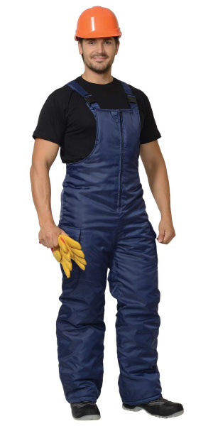 Костюм "Балтика": куртка дл., п/комб. тёмно-синий с васильковым