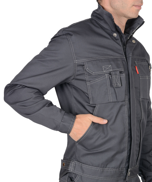 Костюм "Плутон": куртка, брюки тёмно-серый  (распродажа)