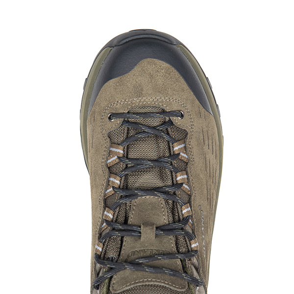 Ботинки кожа, текстиль, подошва ЭВА/резина, оливковый ELKLAND мод. 330