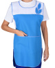 Фартук-сарафан "ВЕСНА"  бирюзовый с белым