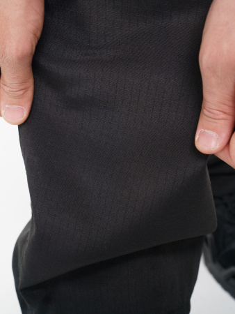 Брюки рабочие мужские №106 черные, ткань Рип-стоп