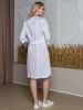 Халат женский Орхидея (тк.ТиСи), белый (ЧЗ)