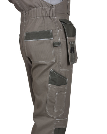 Полукомбинезон "Токио" т.песок с хаки (тк.Канвас)