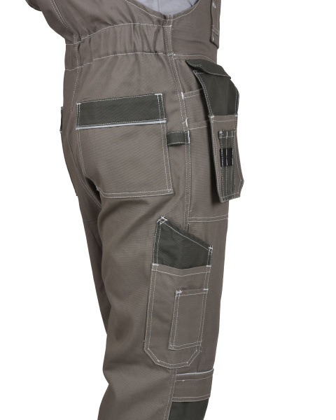 Полукомбинезон "Токио" т.песок с хаки (тк.Канвас)