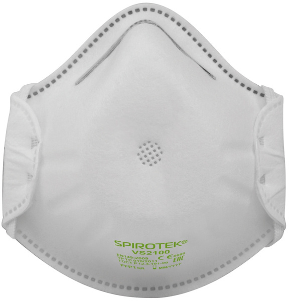 Полумаска фильтрующая  SPIROTEK VS 2100 FFP1 (до 4 ПДК)
