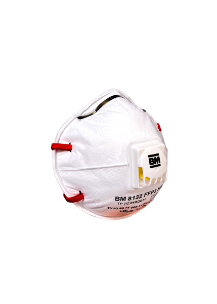 Полумаска фильтрующая для защиты от аэрозолей, чашеобразная, с клапаном выдоха ВМ 8132 FFP3 NR D