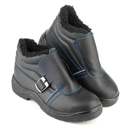 Ботинки кожаные сварщика мод. 24М утепленные ПУ-НИТРИЛ металлоподносок